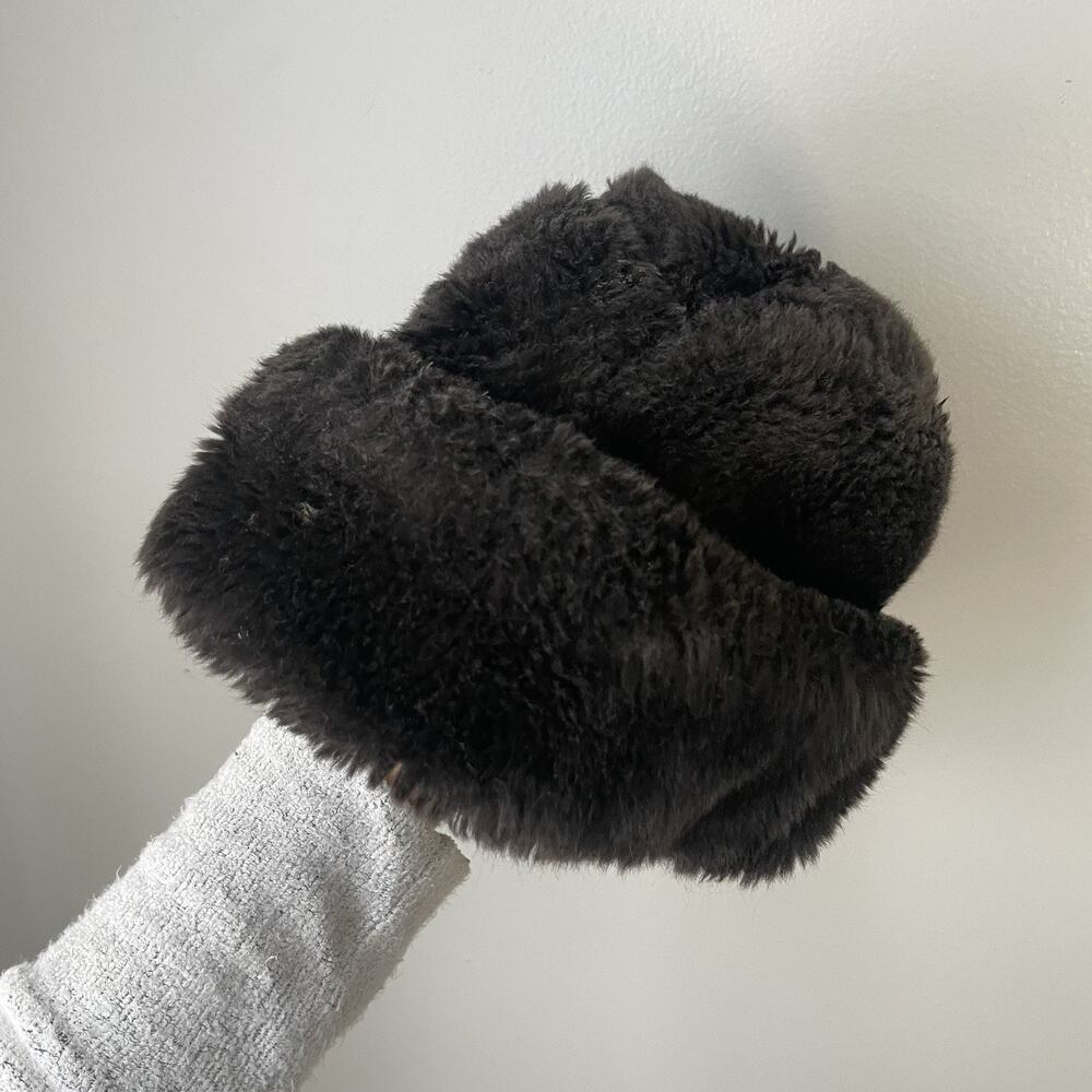 Vintage Broner Fur Winter Hat Unisex‎ Made In The USA Sz Large